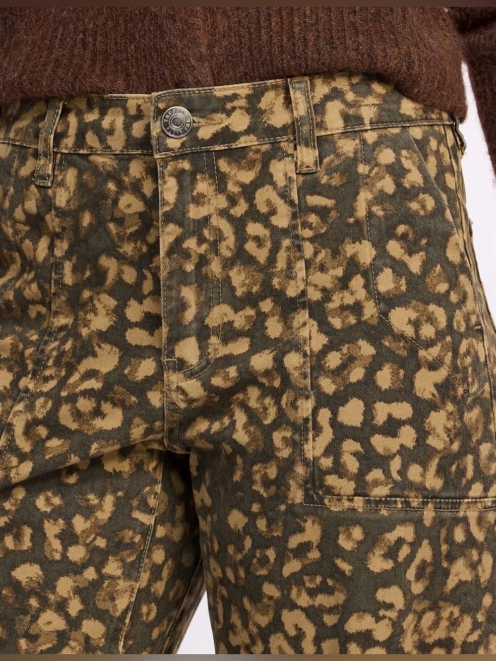 Kut from the Kloth - Leopard Print Barrel Pants - Picture 3 of 6